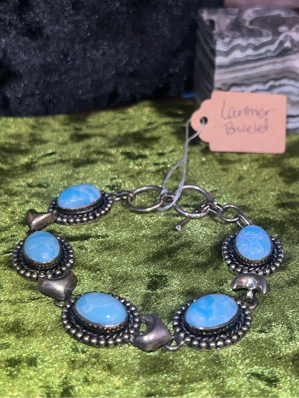 Larmer Blue Stone Accent Bracelet - Unbranded